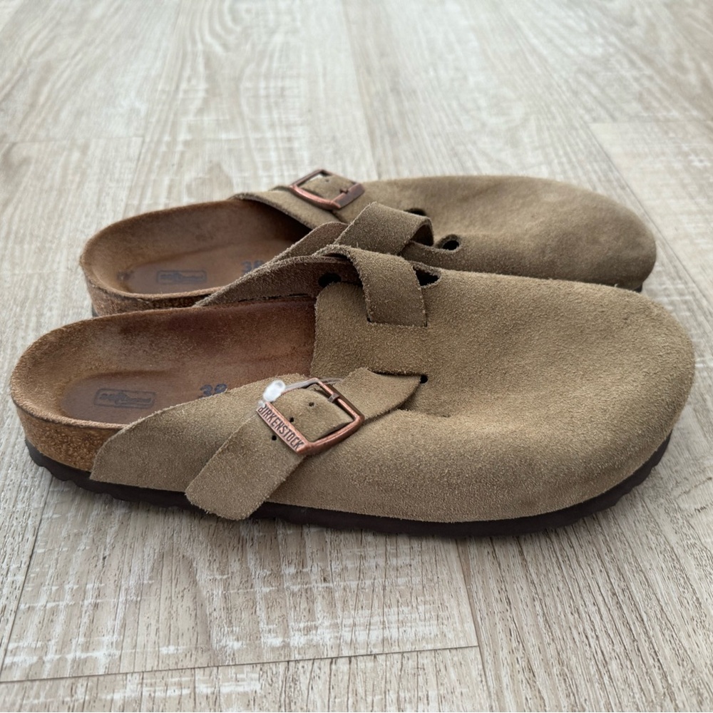 Women’s Birkenstock Boston Soft Taupe